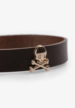 PULSERA PIEL CALAVERAS