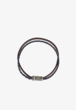 PULSERA PIEL Y CORDÓN ENCERADO