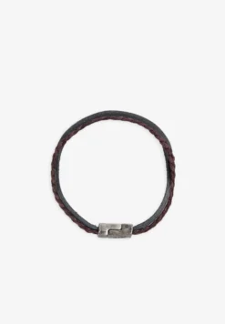 PULSERA PIEL Y CORDÓN ENCERADO
