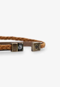 PULSERA PIEL Y CORDÓN ENCERADO