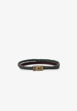 PULSERA PIEL Y CORDÓN ENCERADO