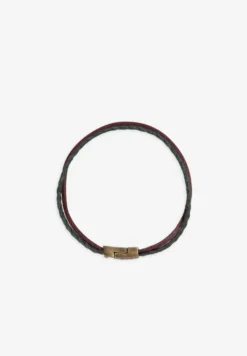 PULSERA PIEL Y CORDÓN ENCERADO