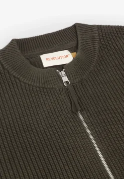 REVOLUTION | ZIPPED KNIT CARDIGAN