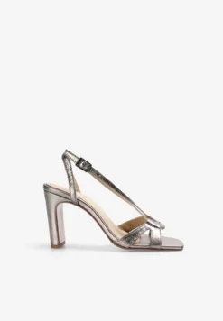 SANDALIA DE TACÓN 100% PIEL