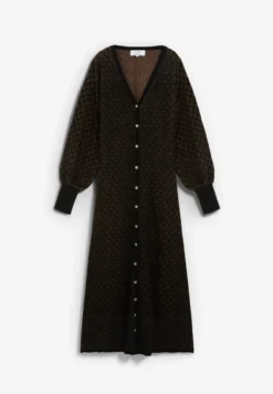 SCNET KNIT V DRESS