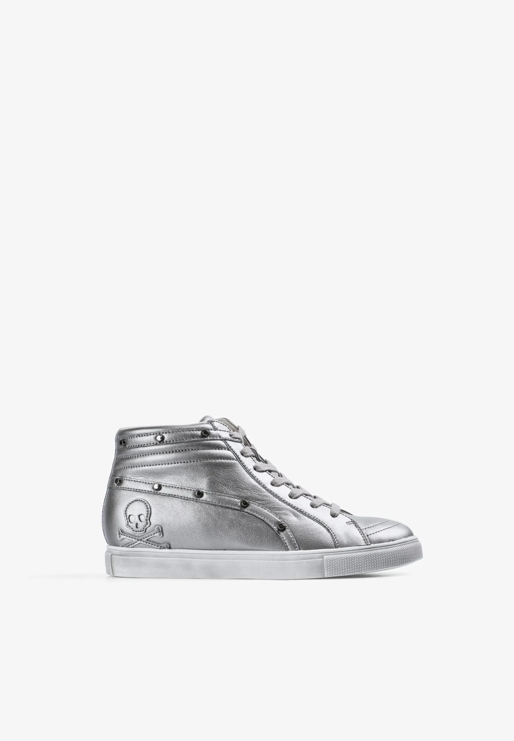 SNEAKERS ALTAS PIEL CALAVERA