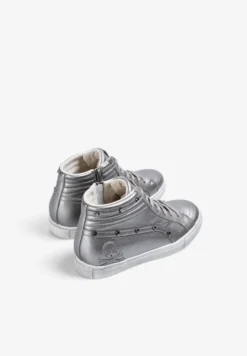 SNEAKERS ALTAS PIEL CALAVERA
