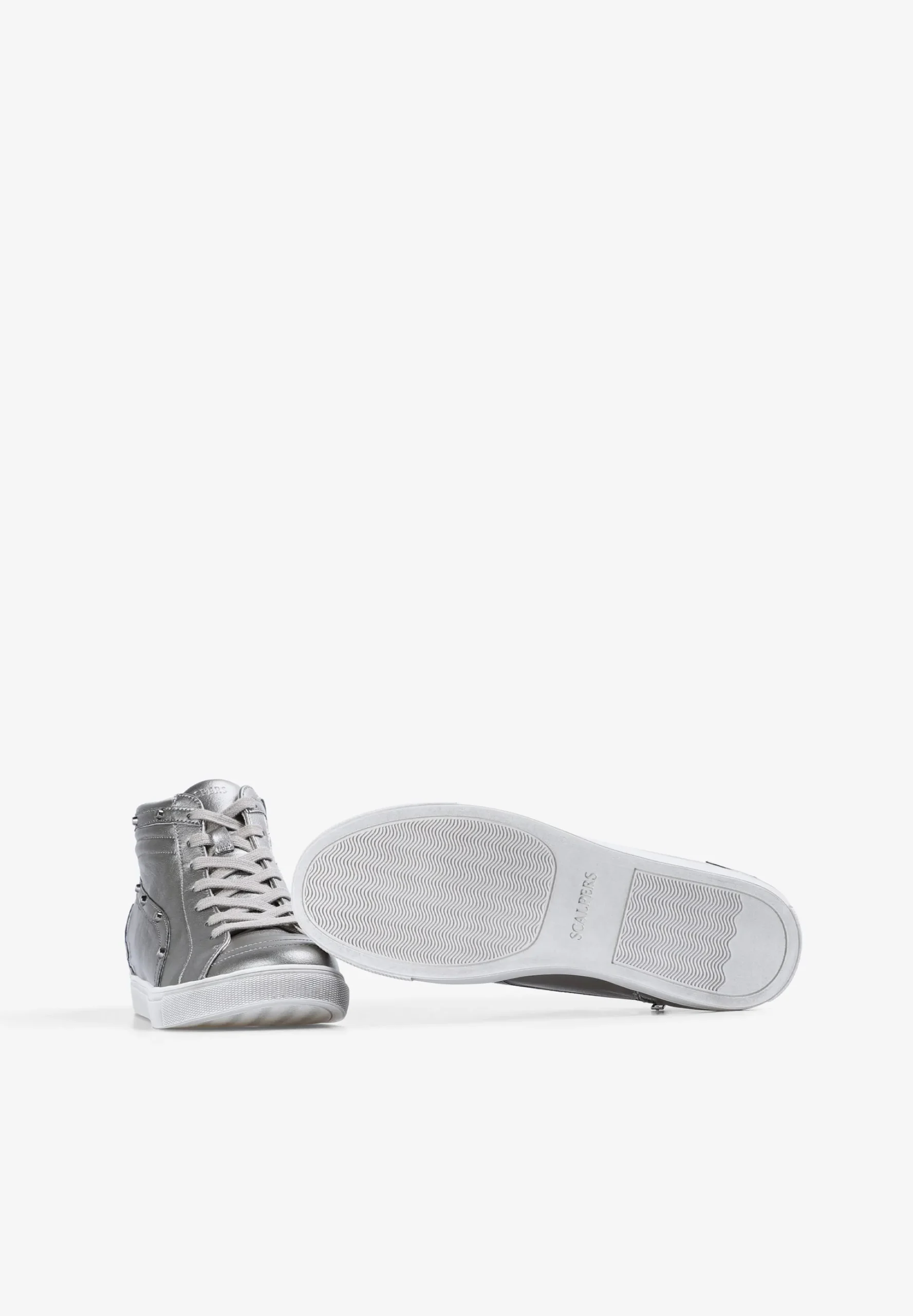 SNEAKERS ALTAS PIEL CALAVERA