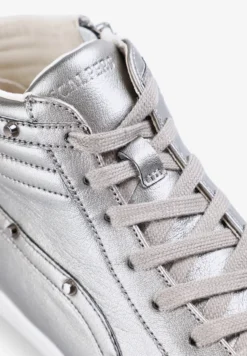 SNEAKERS ALTAS PIEL CALAVERA