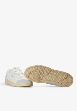 SNEAKERS LOGO PIEL