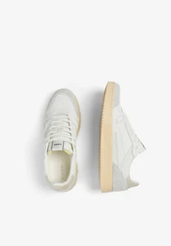 SNEAKERS LOGO PIEL
