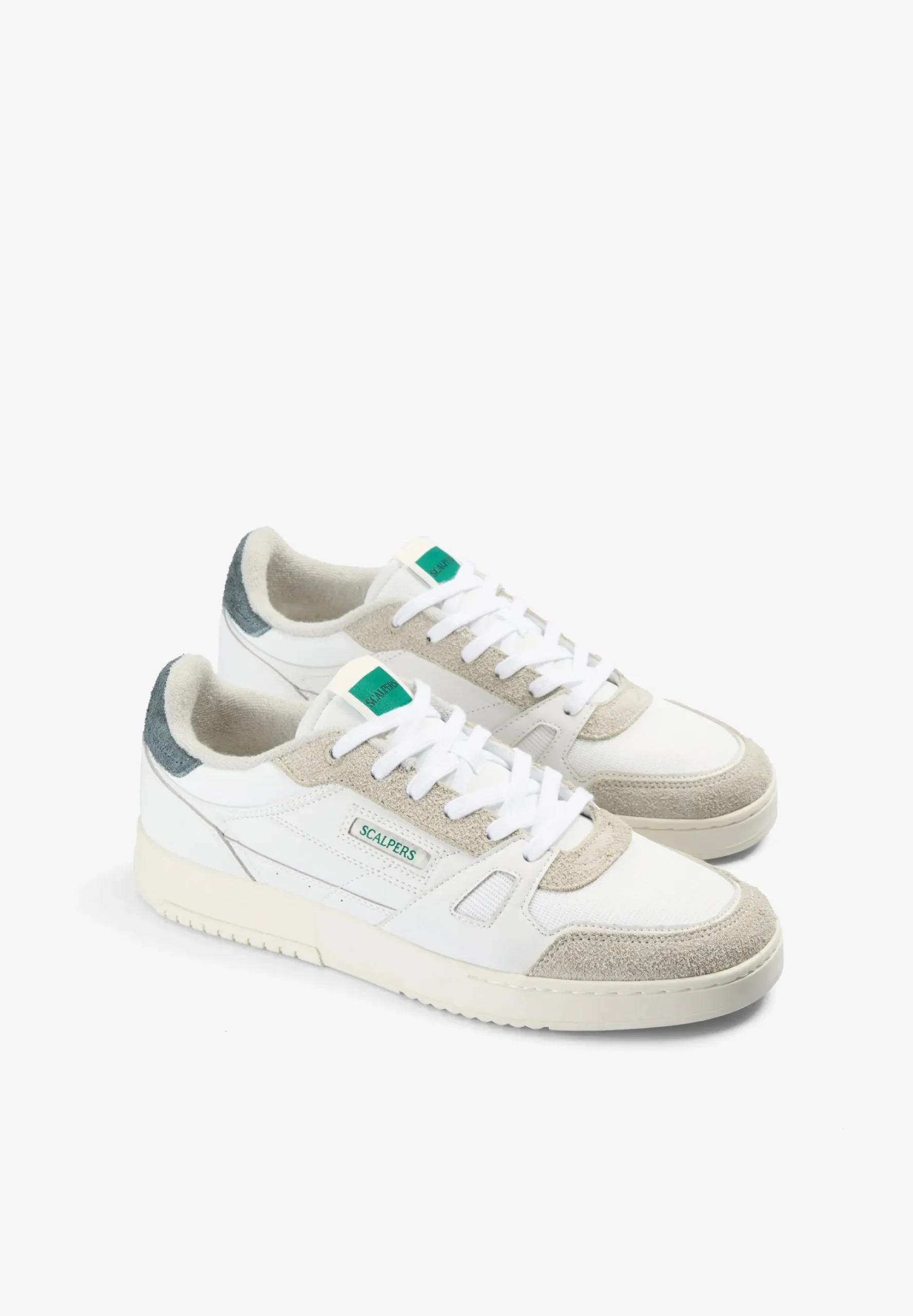 SNEAKERS LOGO PIEL