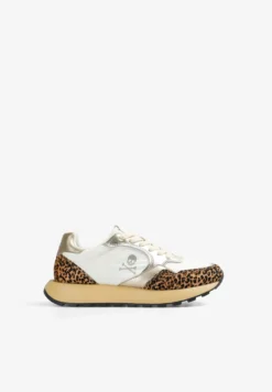 SNEAKERS METALIZADAS ANIMAL PRINT