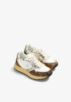 SNEAKERS METALIZADAS ANIMAL PRINT