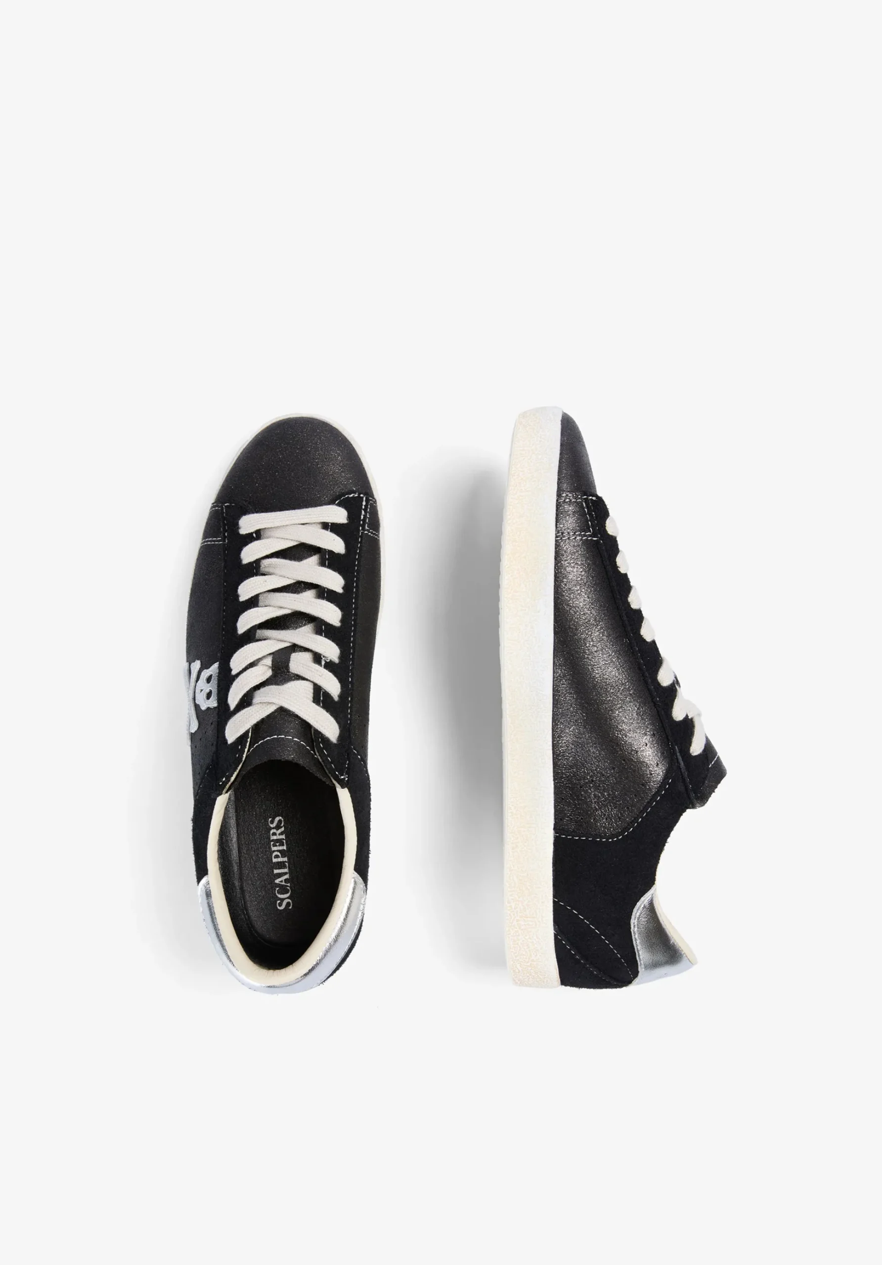 SNEAKERS METALIZADAS CALAVERA