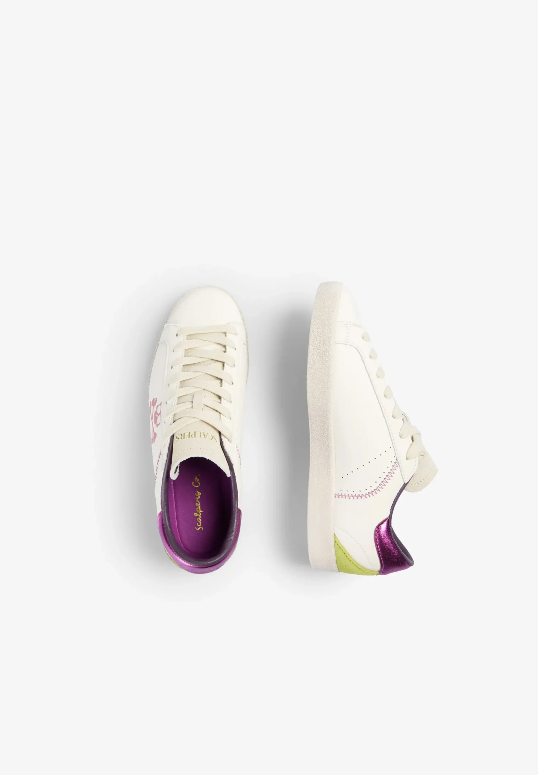 SNEAKERS METALIZADAS CALAVERA