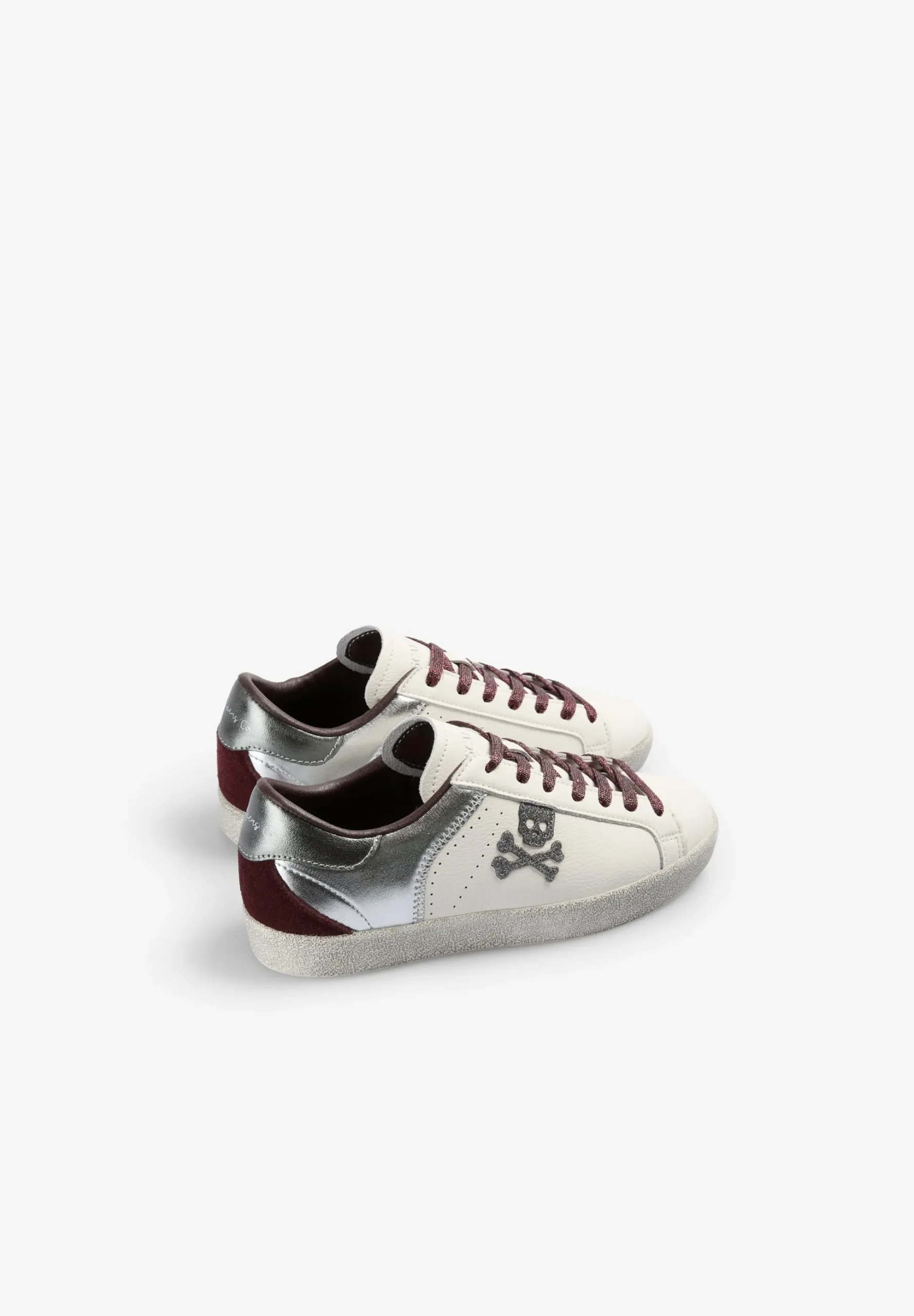 SNEAKERS METALIZADAS CALAVERA