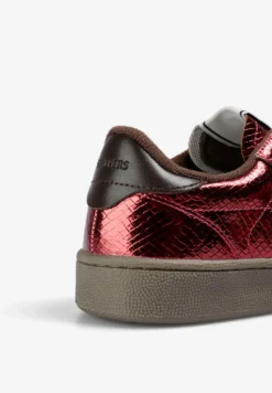 SNEAKERS METALIZADAS TEXTURA SERPIENTE