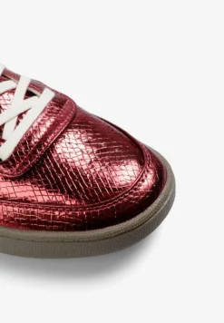 SNEAKERS METALIZADAS TEXTURA SERPIENTE