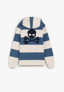 SUDADERA A RAYAS CON CAPUCHA