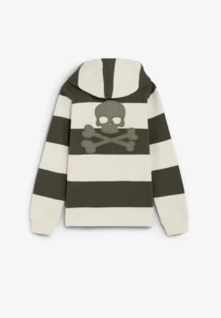 SUDADERA A RAYAS CON CAPUCHA