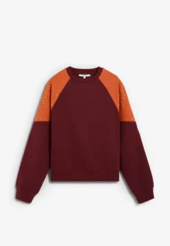 SUDADERA BICOLOR STUDS