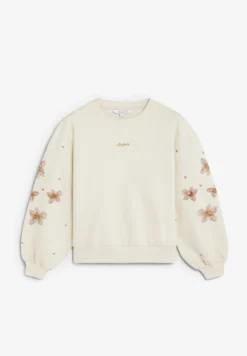 SUDADERA BORDADOS FLORALES