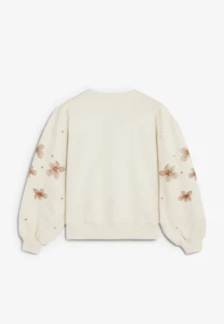 SUDADERA BORDADOS FLORALES