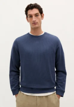 SUDADERA BÁSICA BORDADA CONTRASTE