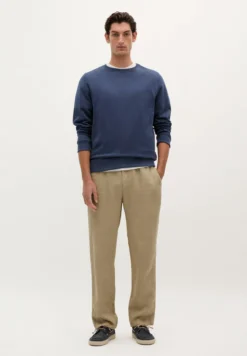 SUDADERA BÁSICA BORDADA CONTRASTE