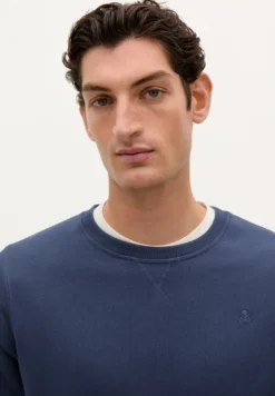 SUDADERA BÁSICA BORDADA CONTRASTE