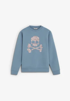 SUDADERA CALAVERA FLORAL