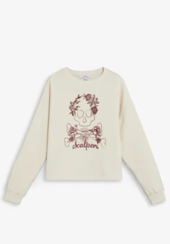 SUDADERA CALAVERA GLITTER