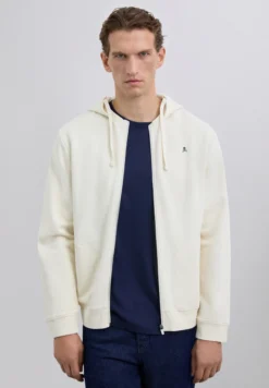 SUDADERA CAPUCHA BORDADA CONTRASTE