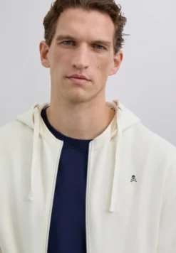 SUDADERA CAPUCHA BORDADA CONTRASTE