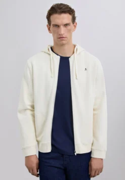 SUDADERA CAPUCHA BORDADA CONTRASTE