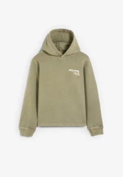 SUDADERA CON CAPUCHA PRINT CONTRASTE