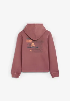 SUDADERA CON CAPUCHA PRINT CONTRASTE