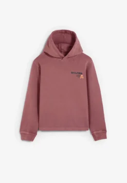 SUDADERA CON CAPUCHA PRINT CONTRASTE