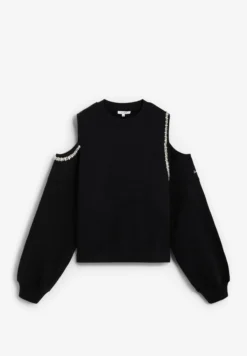 SUDADERA CUT OUT PEDRERÍA