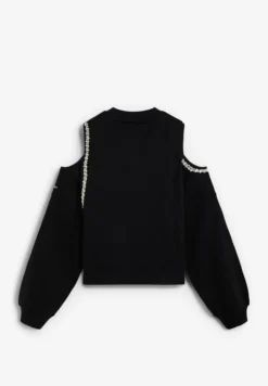 SUDADERA CUT OUT PEDRERÍA