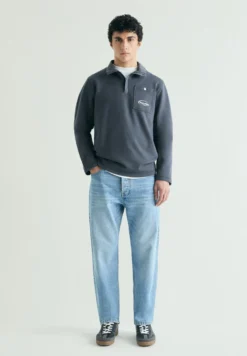 SUDADERA HALF ZIP BOLSILLO