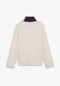 SUDADERA HALF-ZIP CUELLO CONTRASTE
