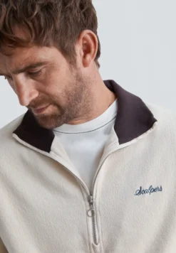 SUDADERA HALF-ZIP CUELLO CONTRASTE