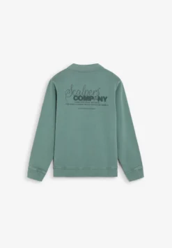 SUDADERA HALF-ZIP PRINT TRASERO