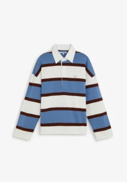 SUDADERA POLO RAYAS