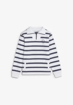 SUDADERA RAYAS CUELLO POLO