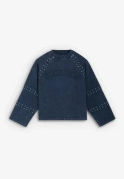 SUDADERA STUDS LOGO PARCHE
