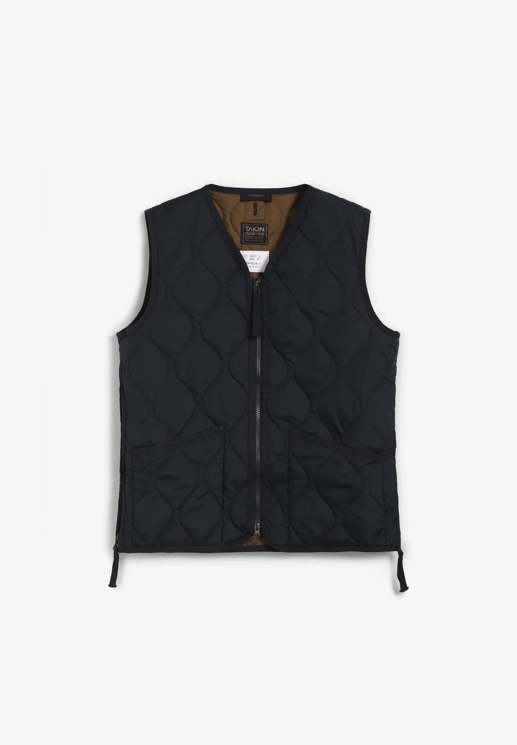 TAION | CHALECO MILITAR CUELLO V Y CREMALLERA UNISEX