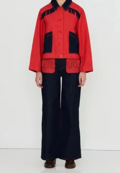 THE TINY BIG SISTER | CHAQUETA DENIM BICOLOR
